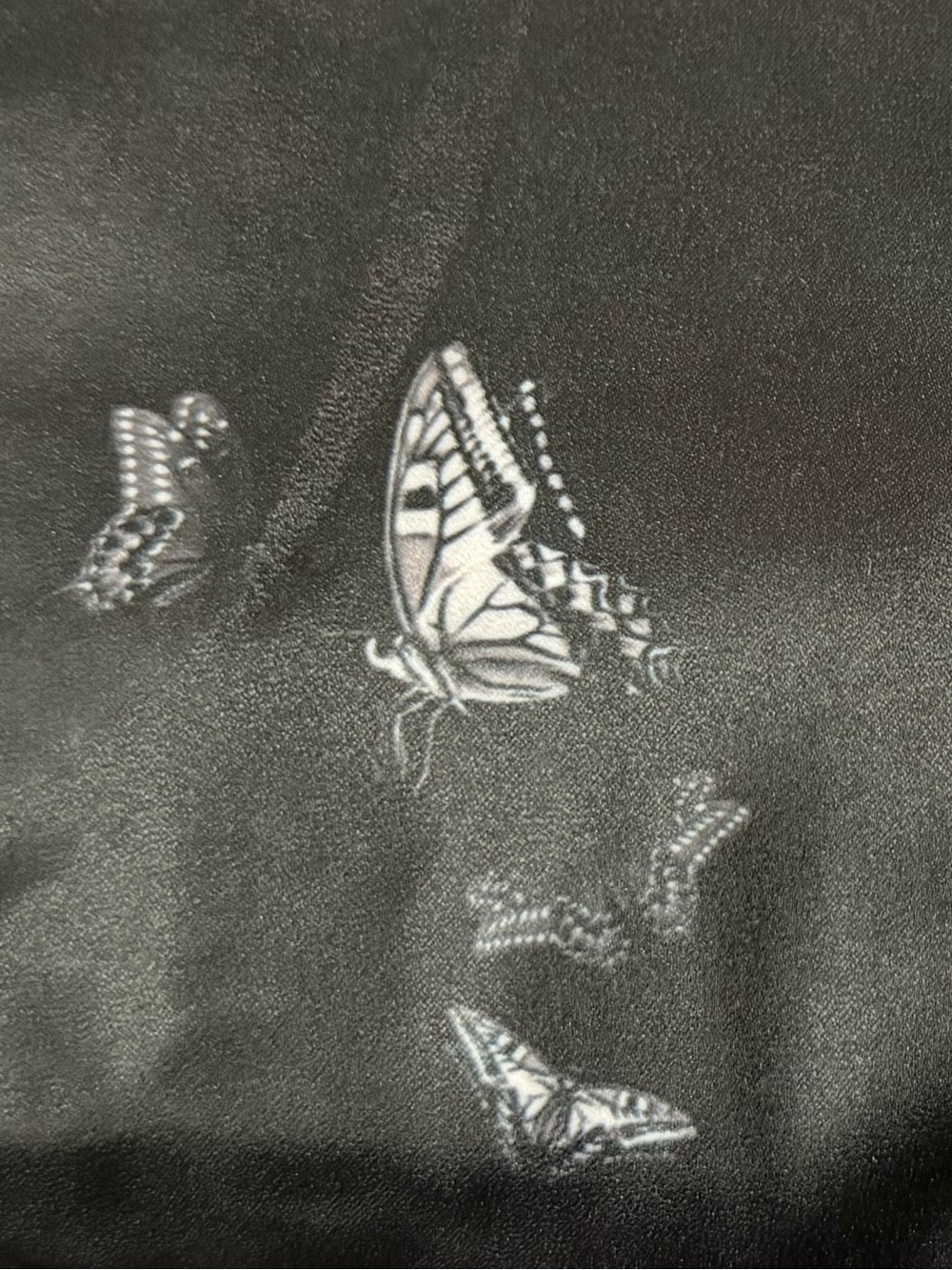 AllSaints | Butterfly Print Satin Mini Dress | US 12 - Picture 7 of 8